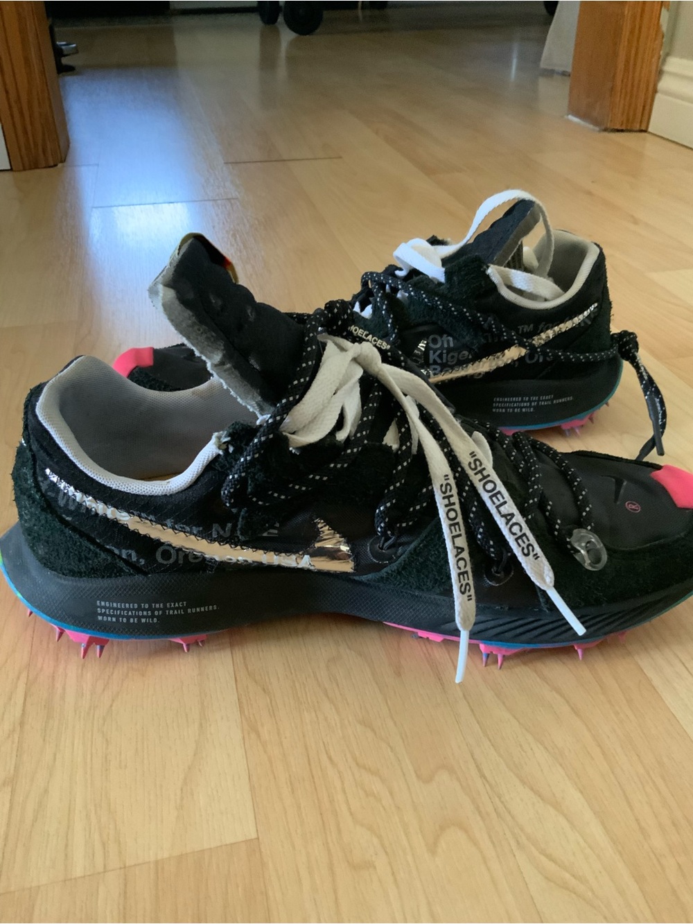 Off-White Nike Air Zoom Terra Kiger women’s Trail Runners Size 10.5 - Picture 10 of 11